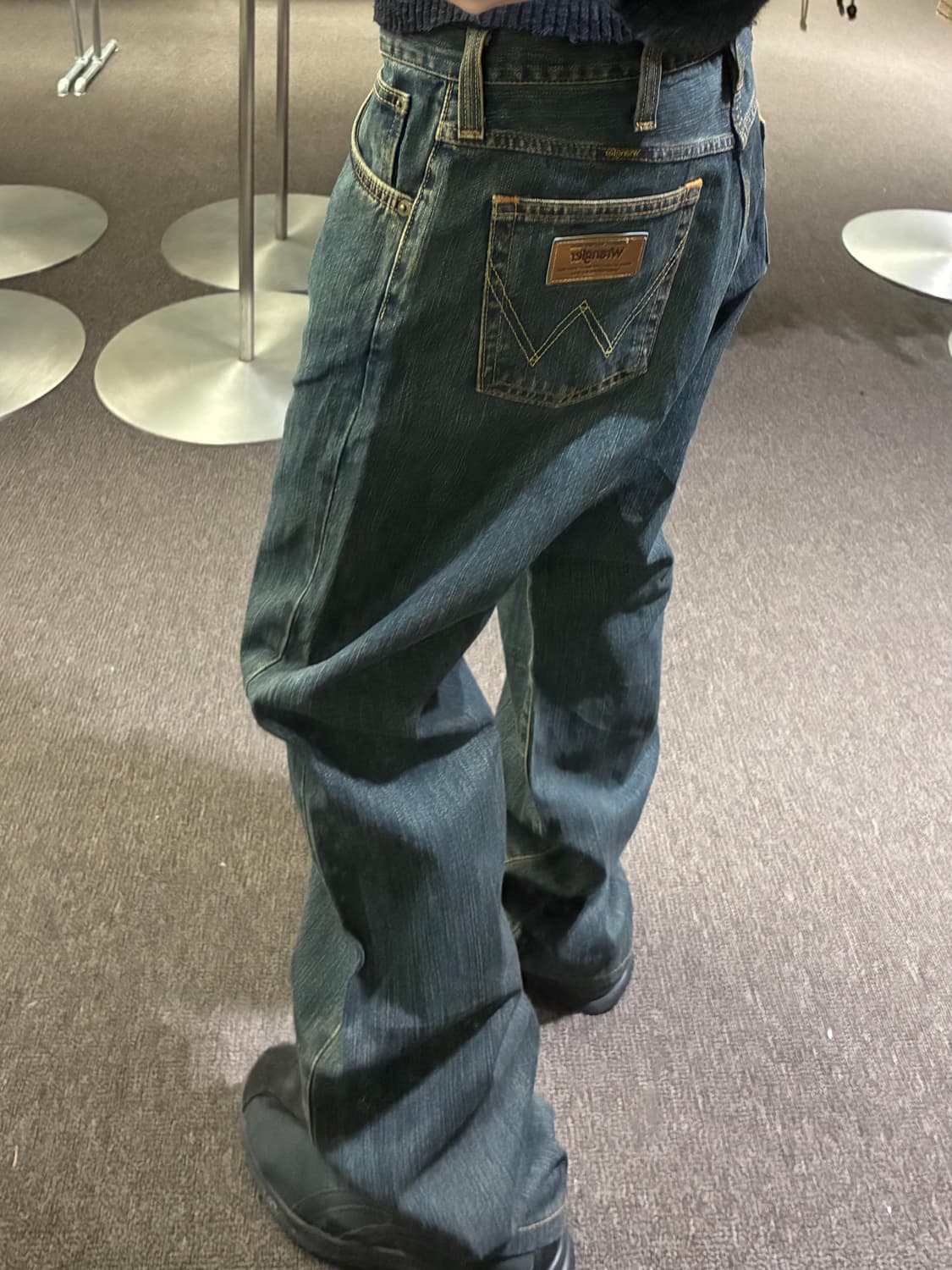 31)랭글러 빈티지 일자핏 워싱 데님팬츠 상품이미지1