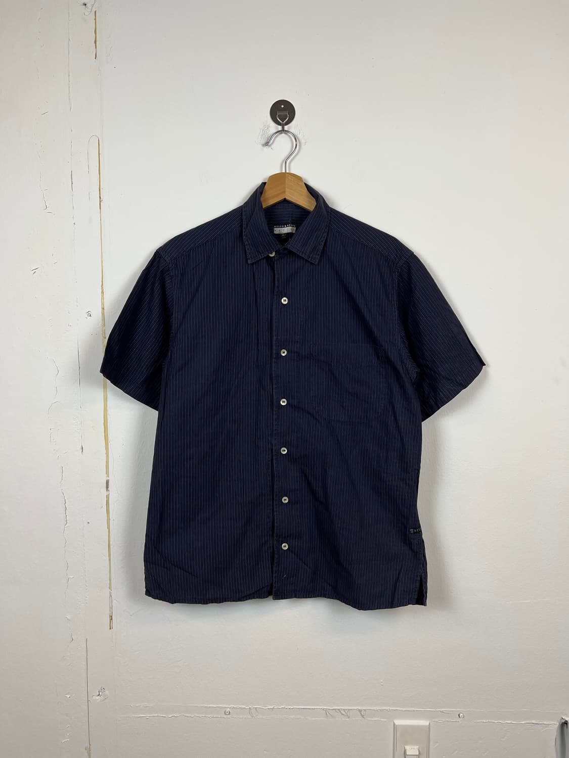 T154 BELFE & BELFE 스트라이프 반팔 셔츠 SIZE 95 상품이미지1