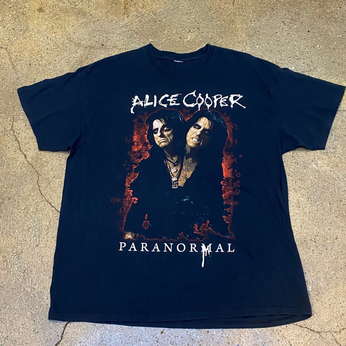 레어) 미국 빈티지 엘리스 쿠퍼 정식 굿즈 반팔티 락티셔츠 상품이미지2