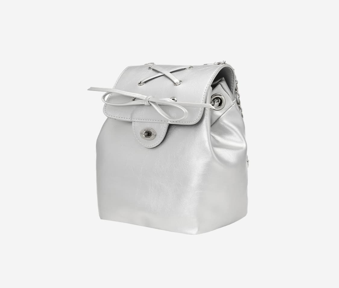 아노에틱 리본클래식백팩 실버 2회착용 상품이미지2