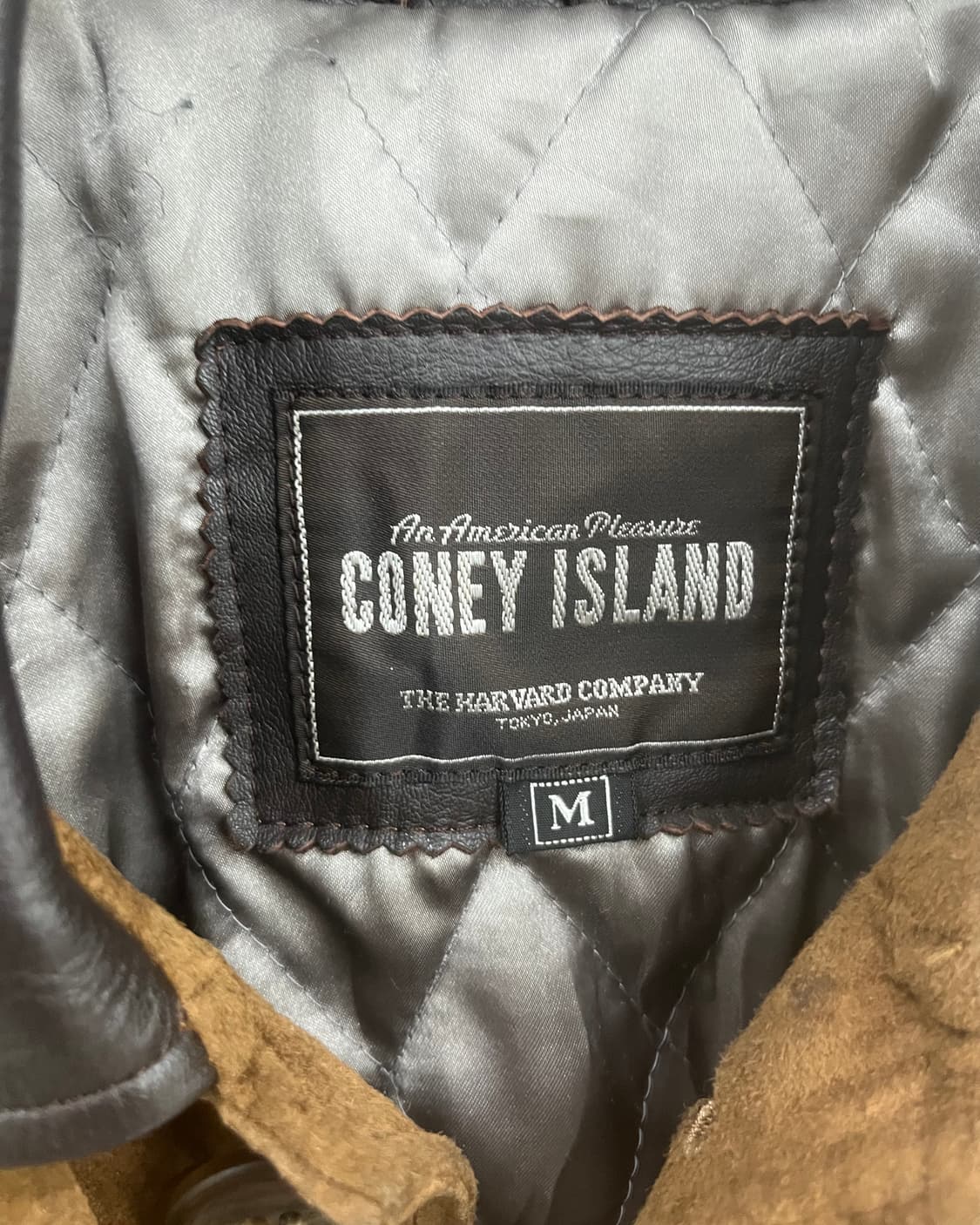 90s coney island suede jacket 상품이미지8