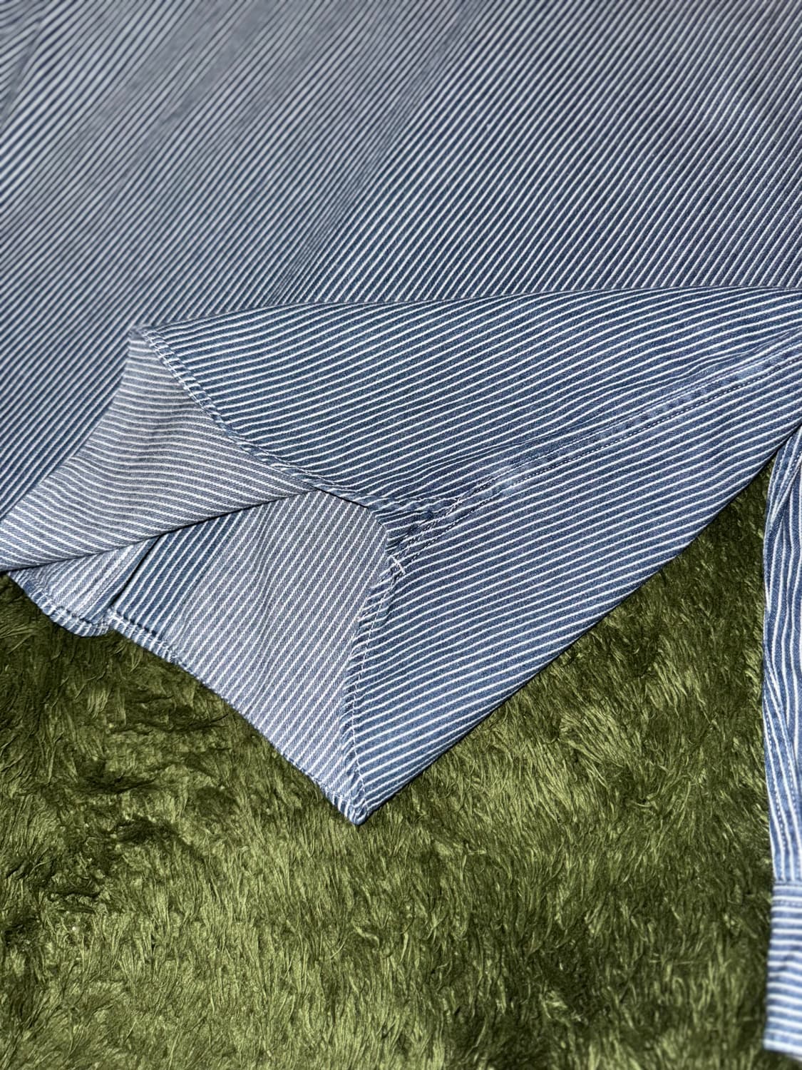 [L] EDWIN 에드윈 재팬 히코리 스트라이프 포켓 셔츠 상품이미지9