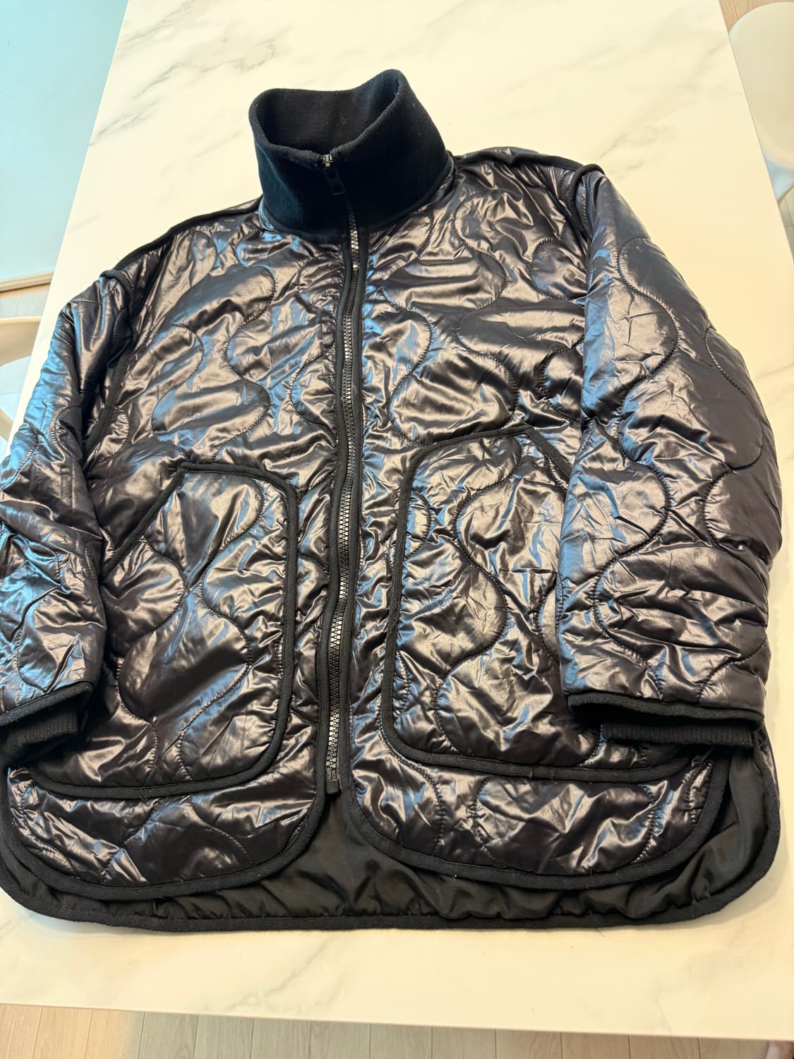 자라 퀼팅 패딩 L 정품 상품이미지4