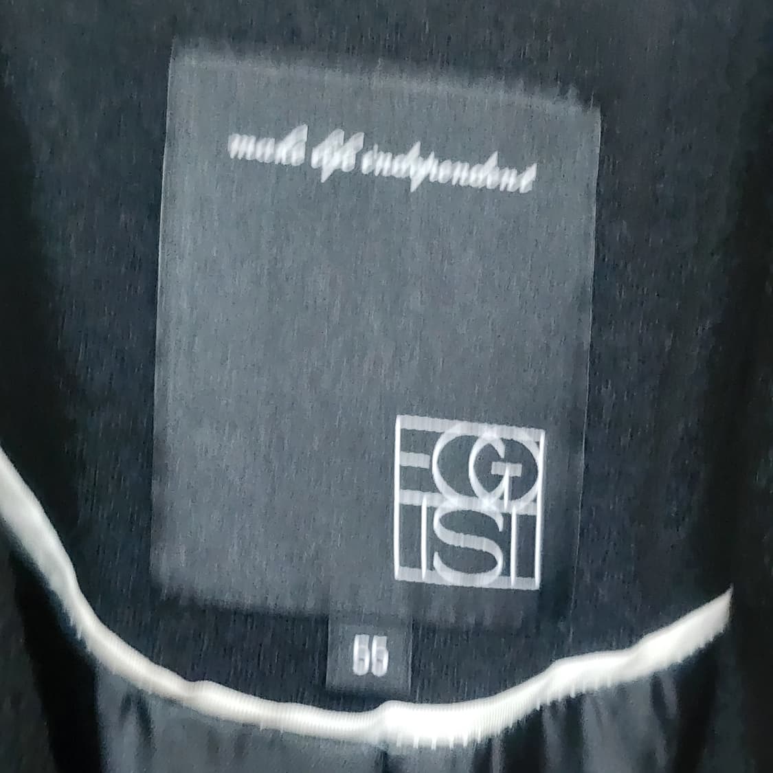 에고이스트 블랙 롱 코트 더블 버튼 상품이미지3