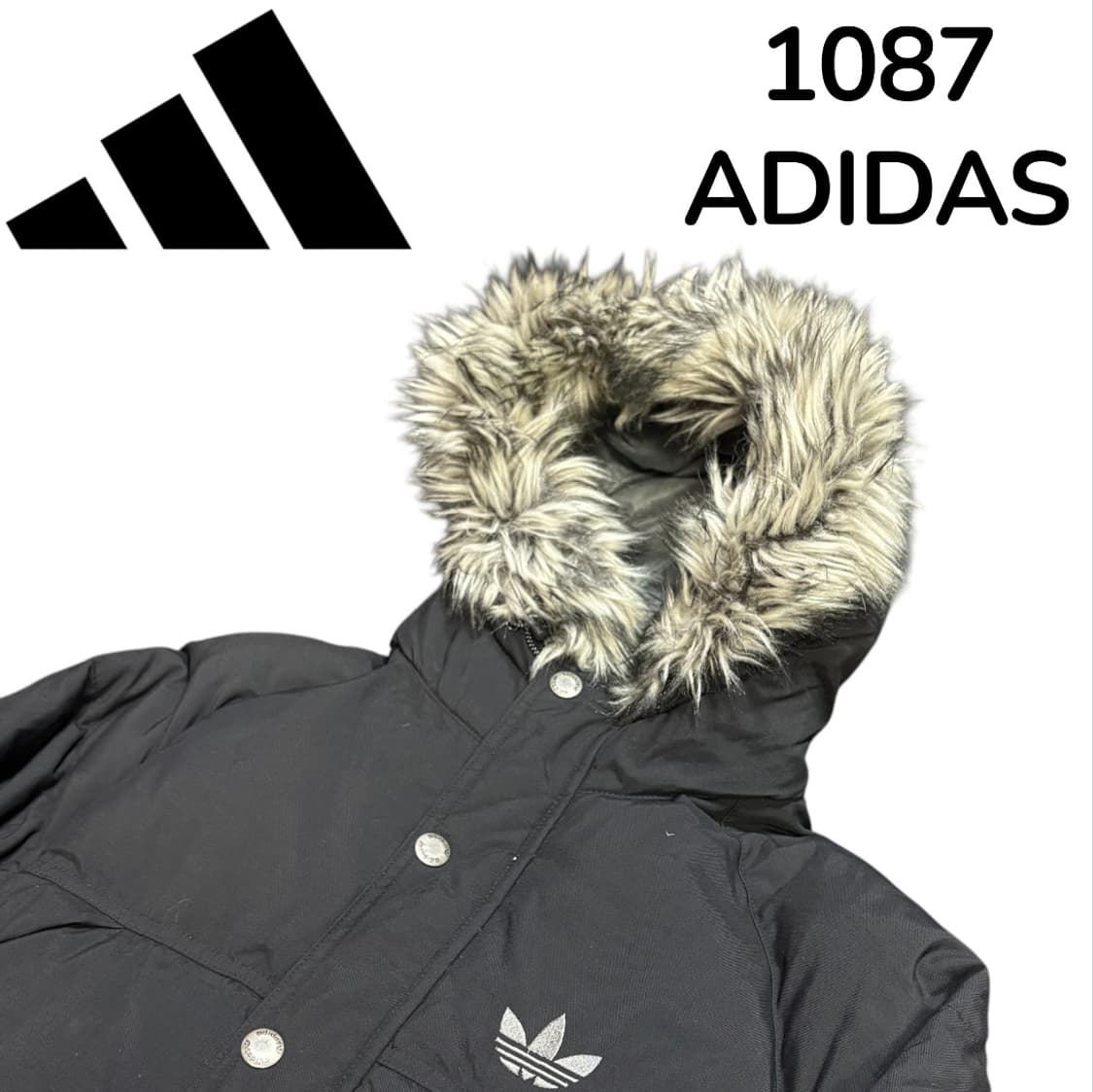 아디다스 울프죠 퍼 후드 패딩 M 상품이미지4