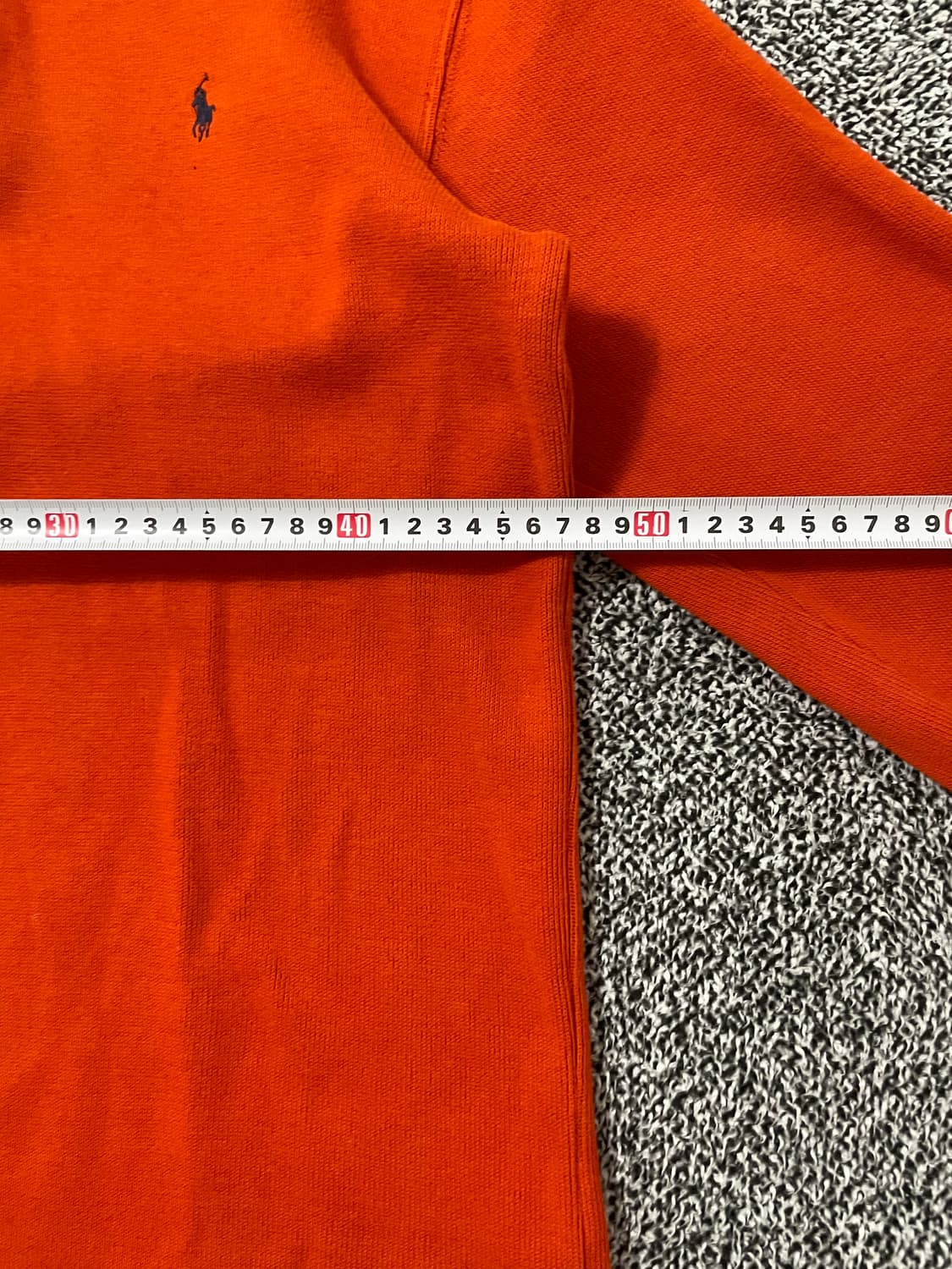 빈티지9. 폴로랄프로렌 하프집업 아노락 봄 니트 스웨터 오렌지 상품이미지4
