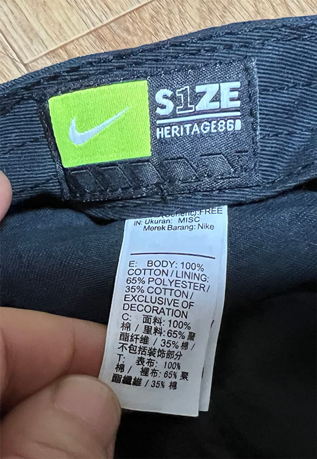NIKE 나이키 볼캡 모자 캐주얼 공용 기본 블랙 프리 상품이미지4