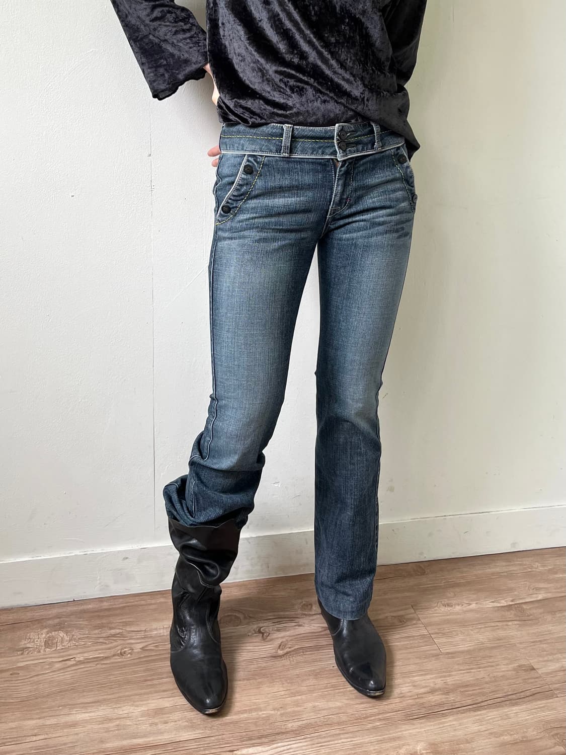 Sweet camel for women who stand alone 데님 상품이미지5