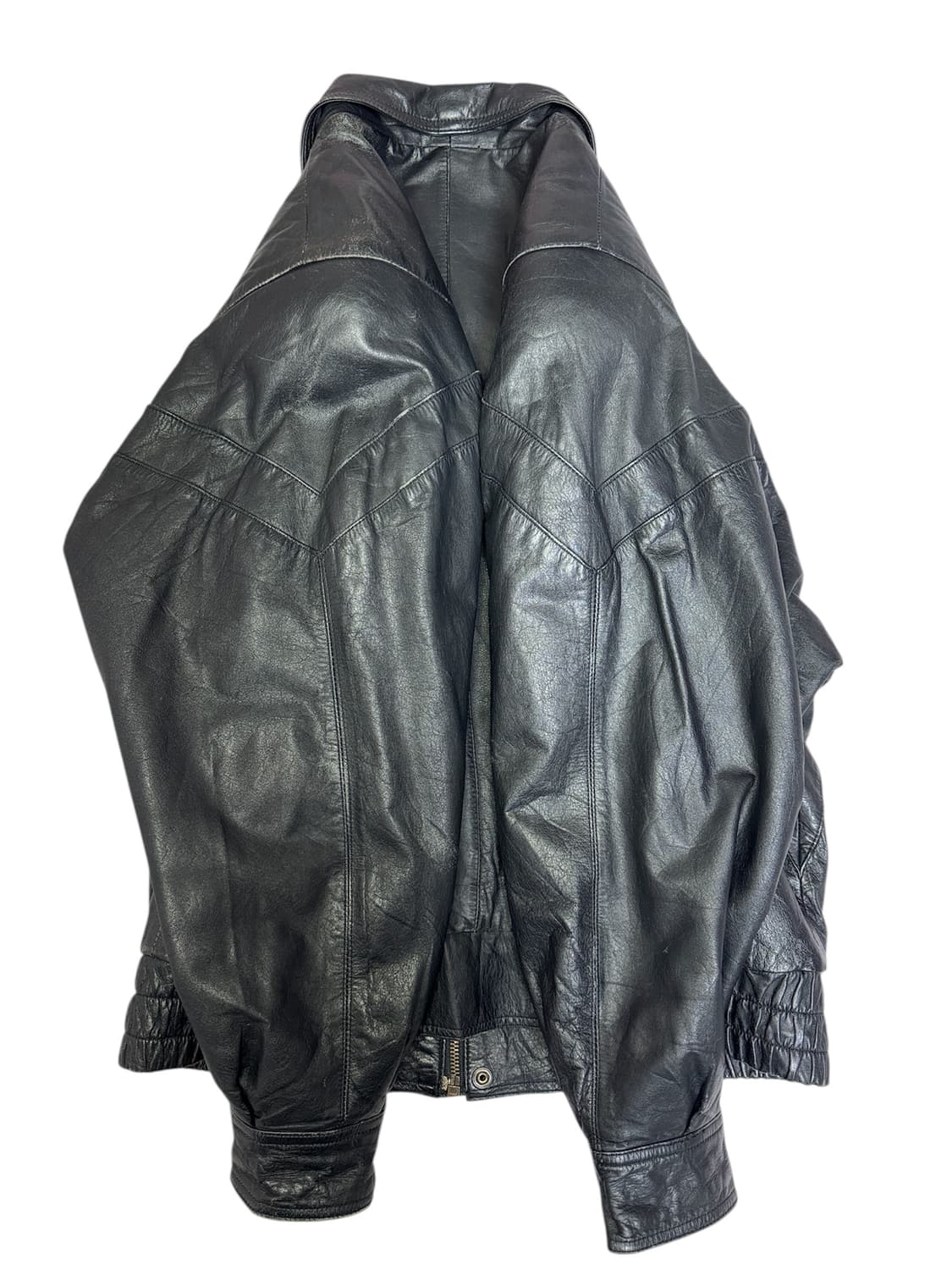 빈티지 레더 블루종 소가죽 자켓 M 상품이미지8