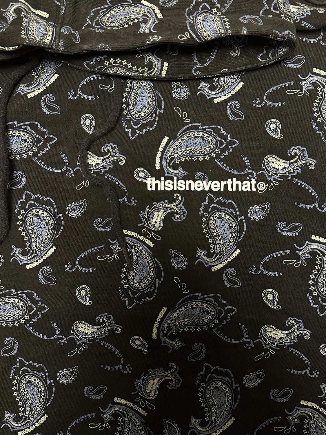 디스이즈네버댓 페이즐리 후드티 L 상품이미지3