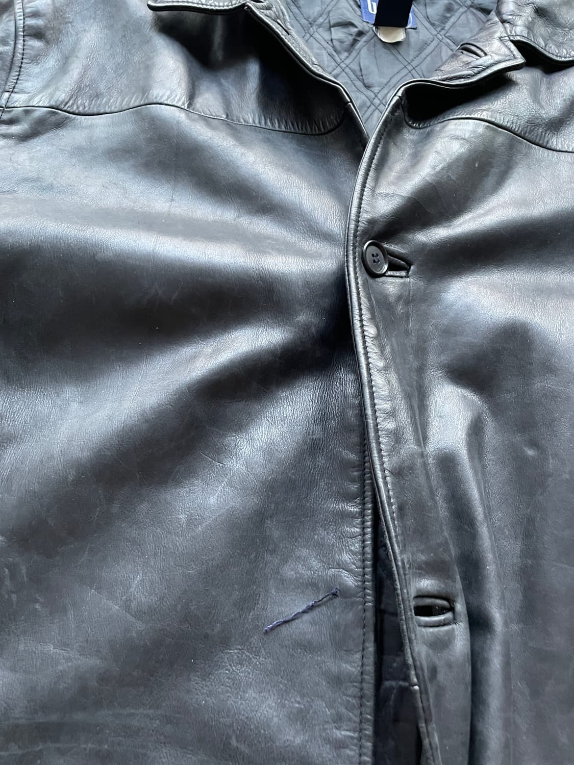 90s 올드갭 레더 카코트 gap carcoat 상품이미지5