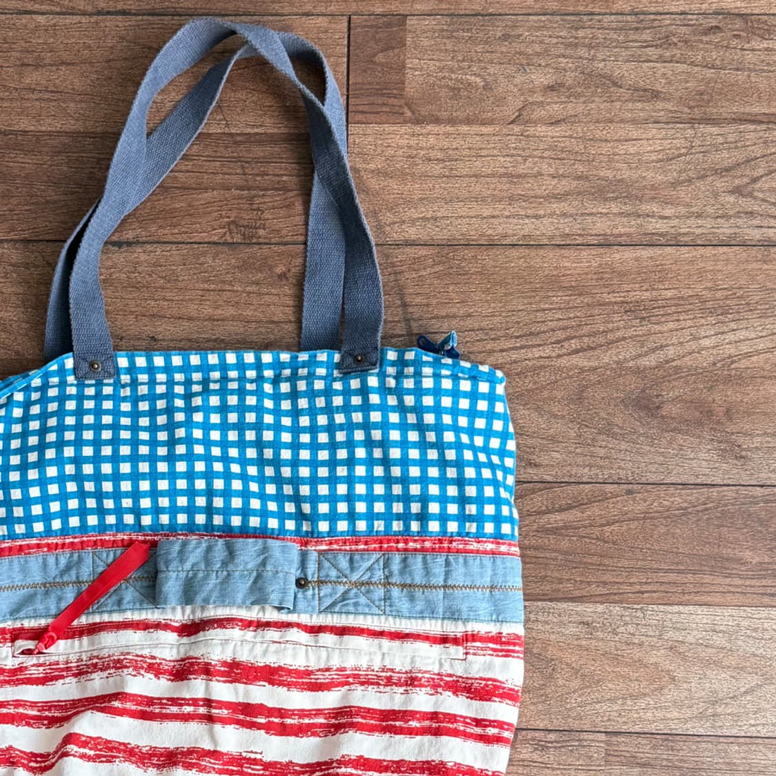 패치워크 피크닉 토트백 상품이미지7