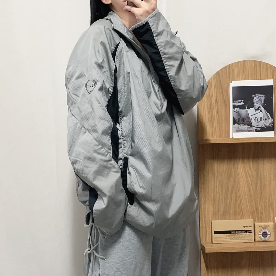 [정품] 나이키 그레이 스우시 아노락 [ XL ] 상품이미지2