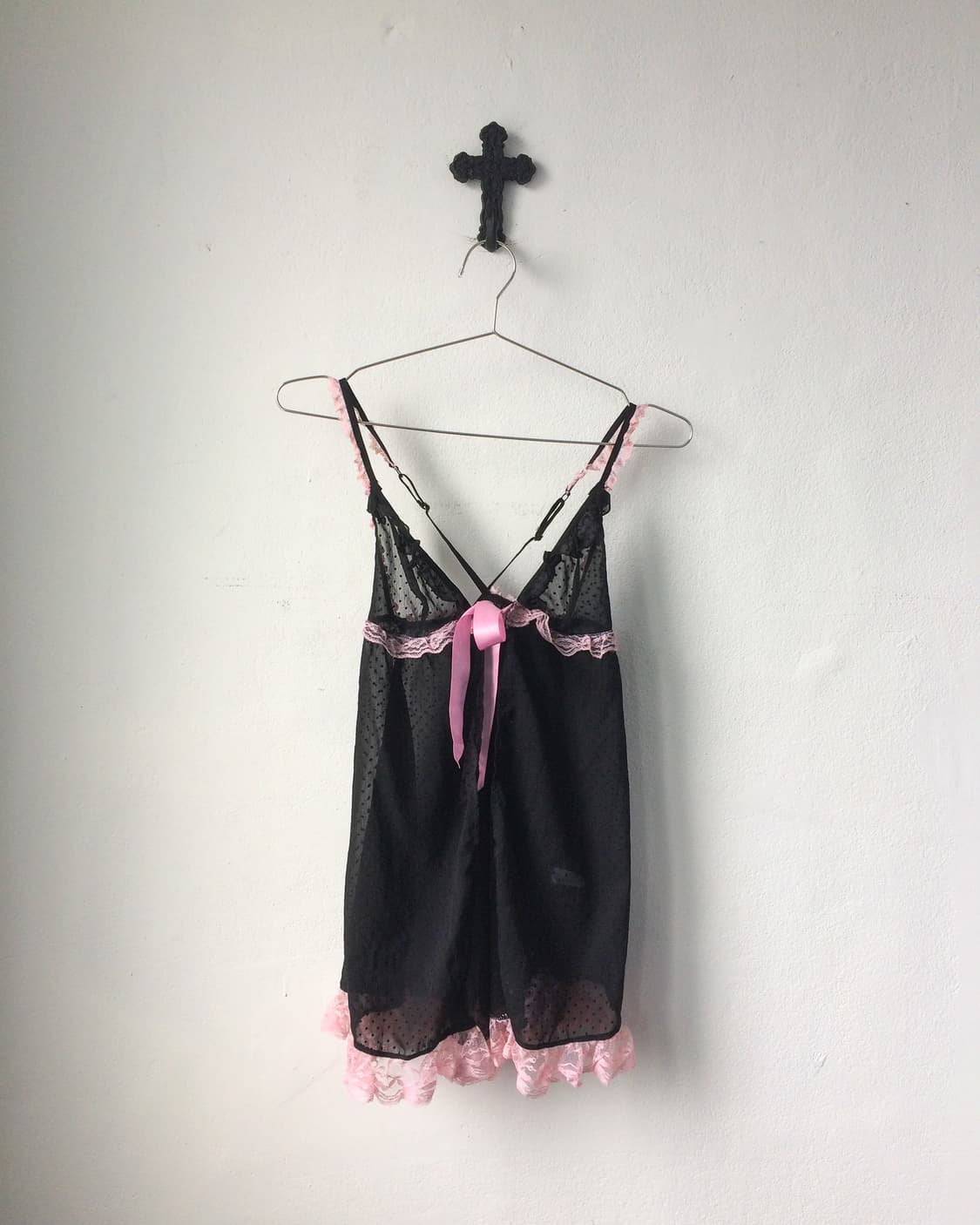 Ribbon frill slip sleeveless 상품이미지2
