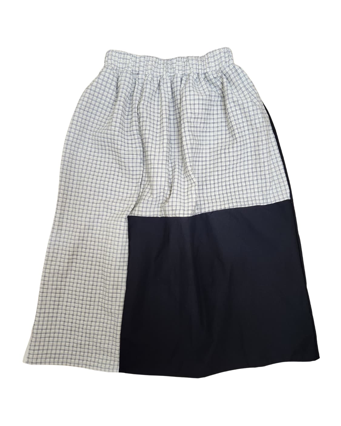 360도 양방향 블랙 체크 빈티지 스커트 상품이미지6