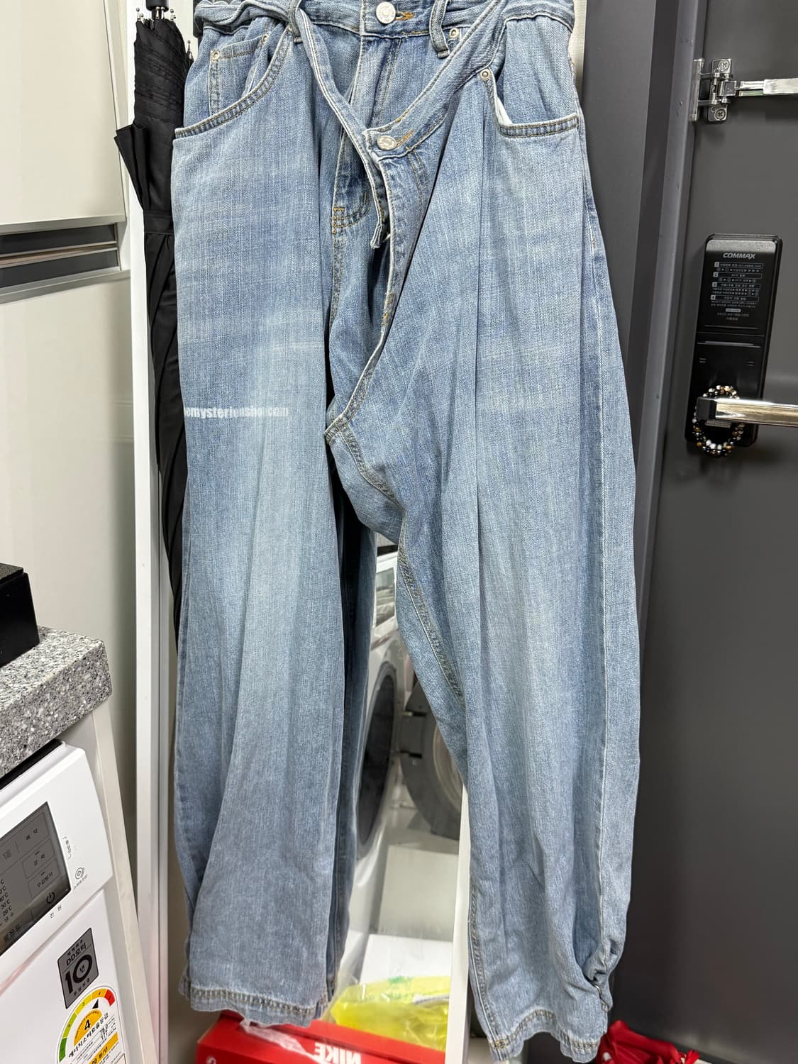 더 미스테리어스호텔 CROSS LAYERED DENIM 1size 상품이미지1