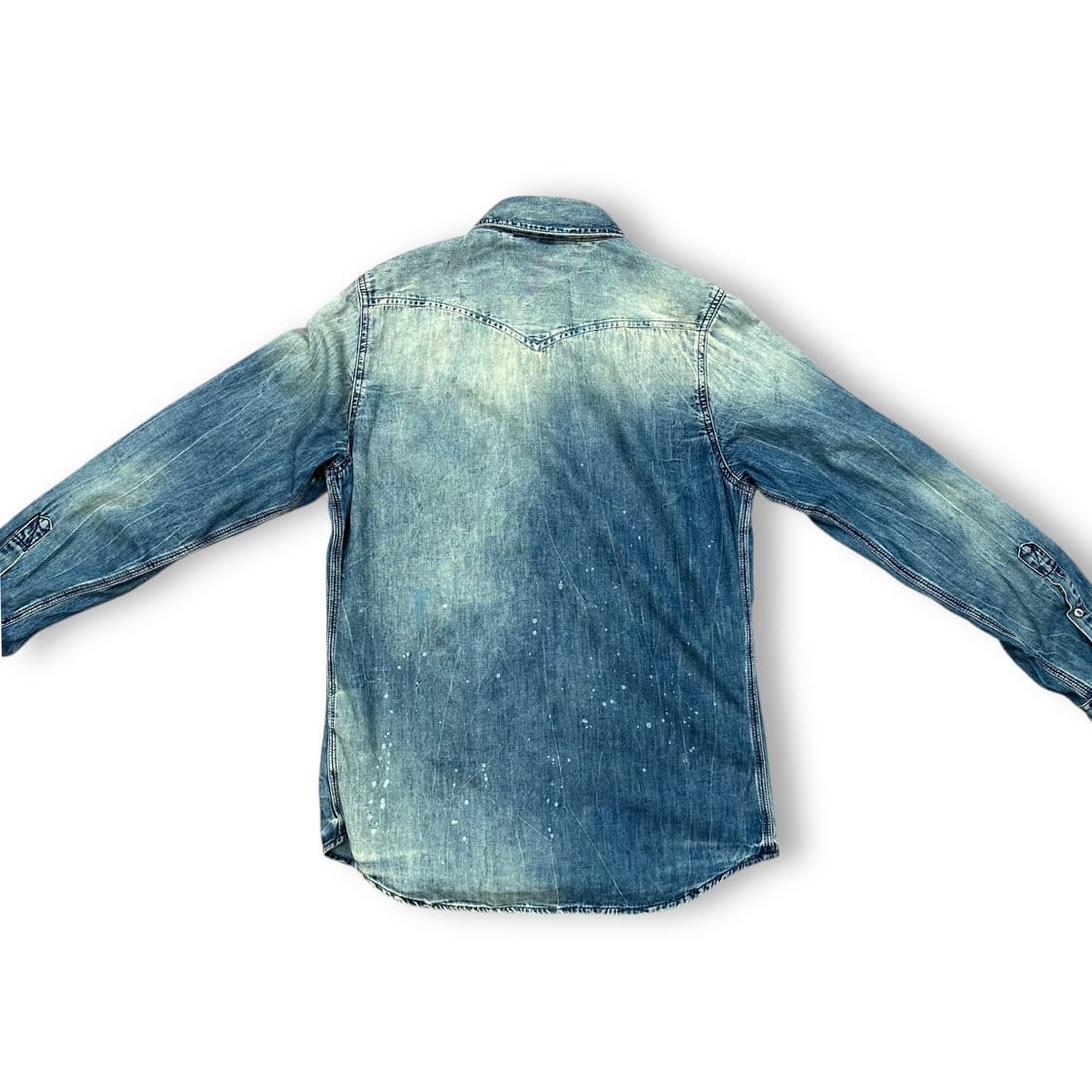 디젤 더티워싱 웨스턴 데님 셔츠 상품이미지4