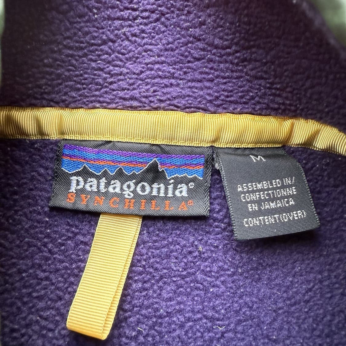 90s 파타고니아 신칠라 스냅-T 퍼플/퍼플 자메이카 상품이미지3