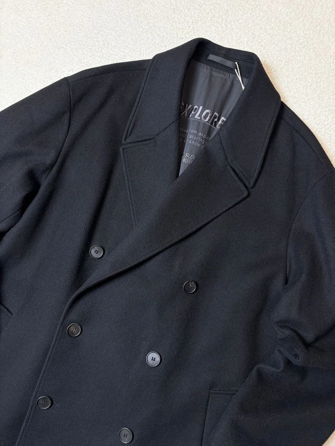 인사일런스 x 분트 17FW 캐시미어 블렌드 더블 코트 PN6535 상품이미지2