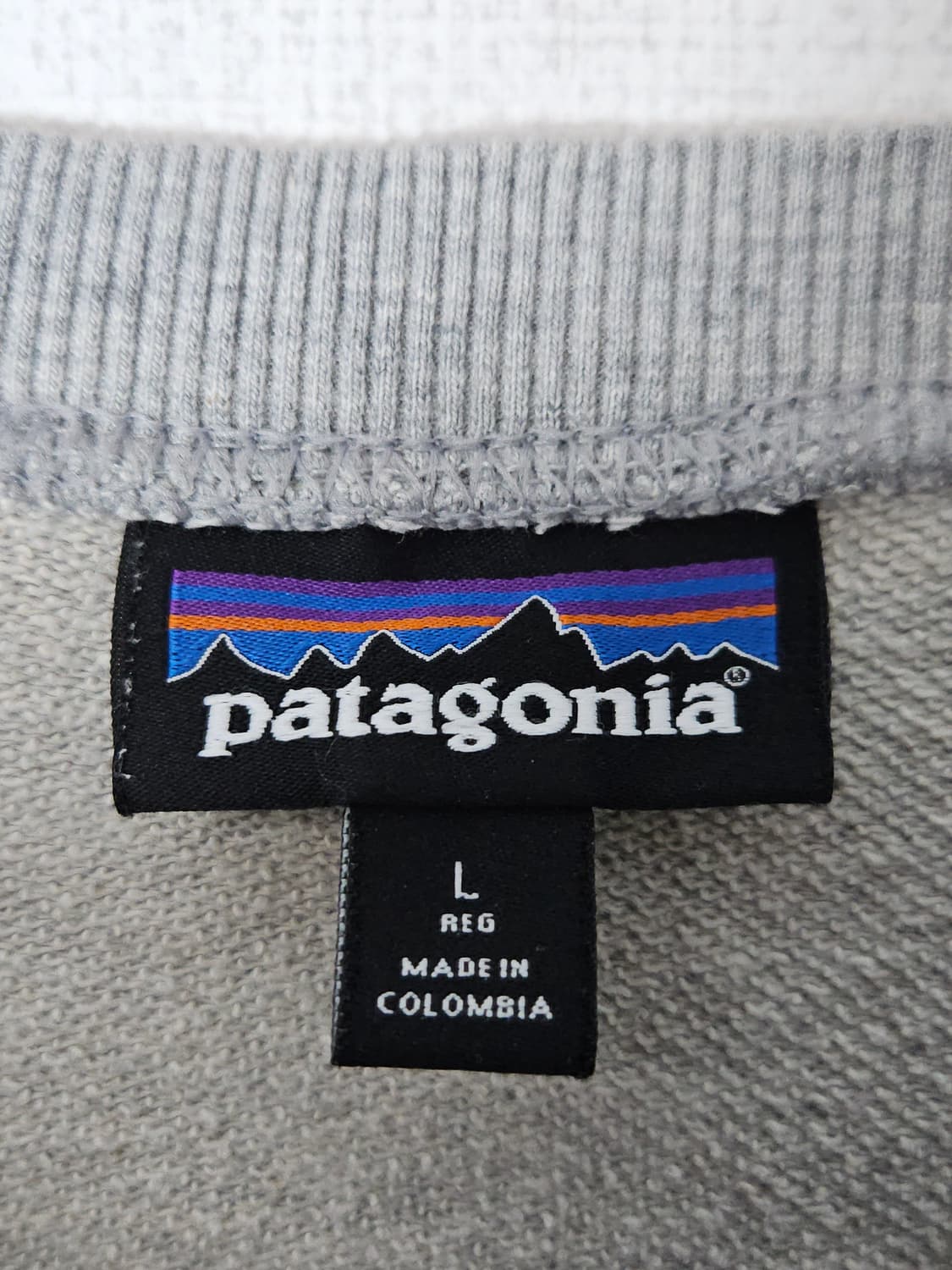 파타고니아 P6 백로고 맨투맨 스웻셔츠 테리 L 상품이미지3