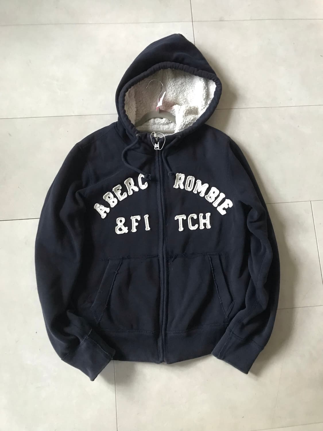 아베크롬비 네이비 퍼후드집업 상품이미지9