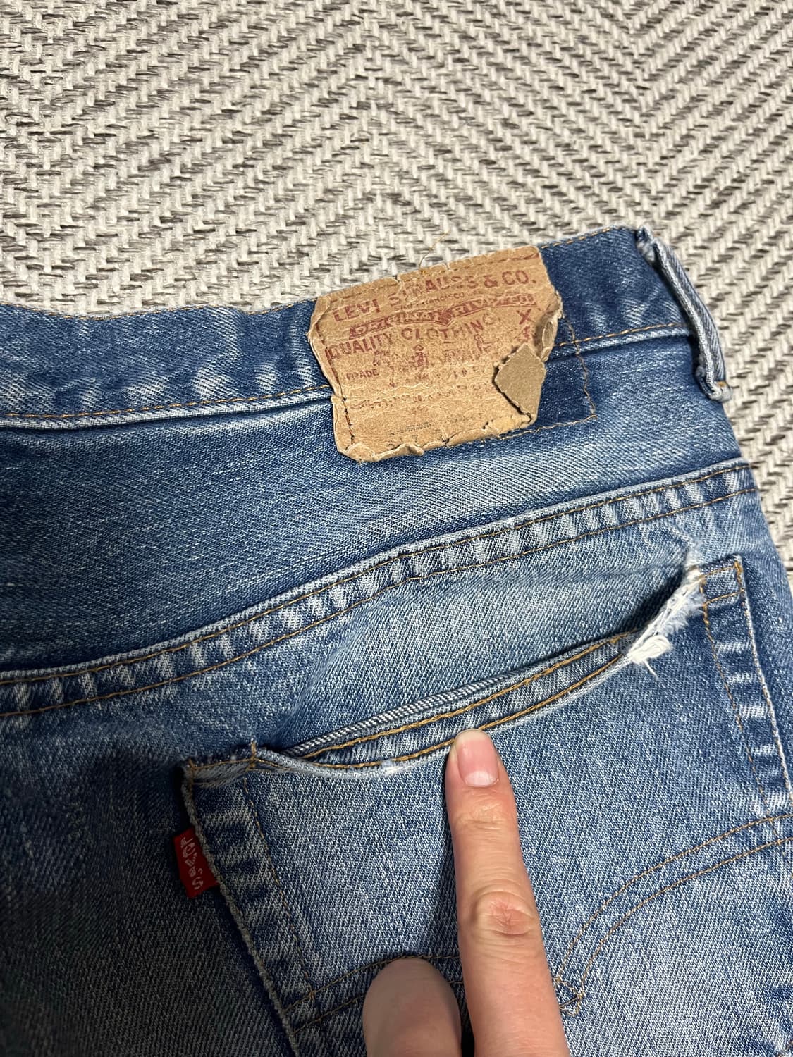 70s 리바이스 517 66후기 34x32 상품이미지3