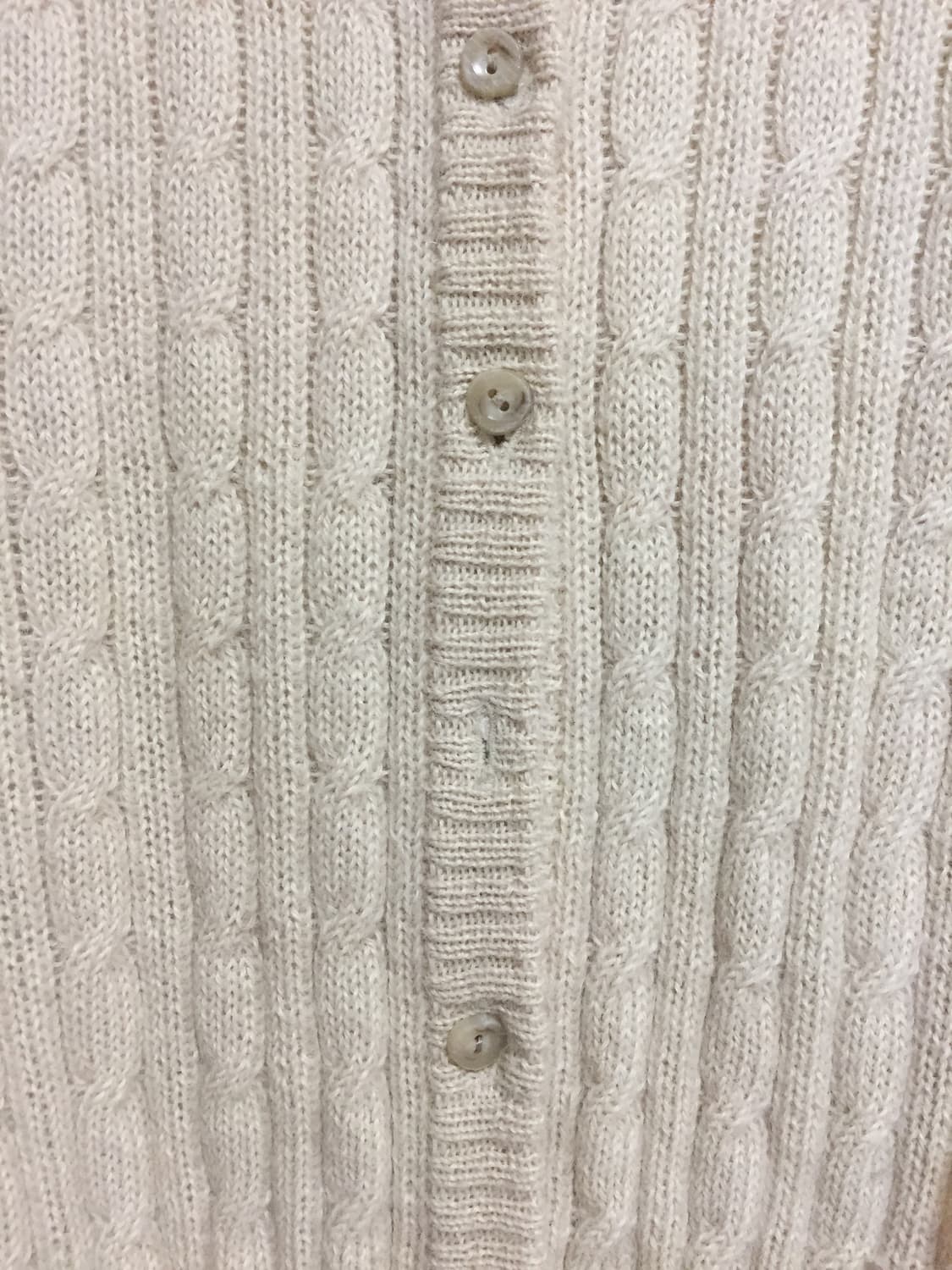 빈티지 모리걸 아이보리 니트 가디건 상품이미지4