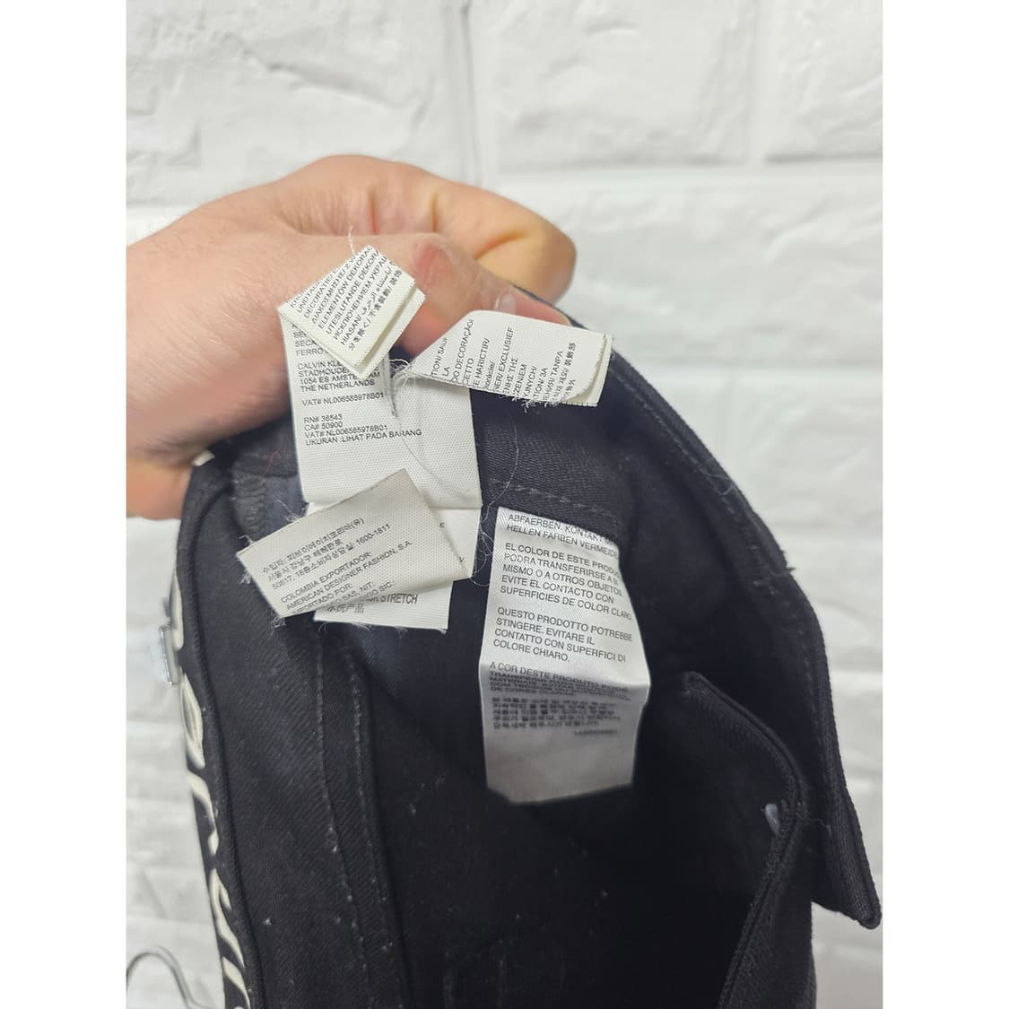 택포) CK 캘빈클라인 블랙진 흑청바지 32인치 상품이미지3