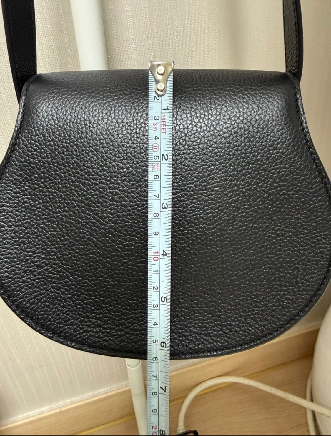 끌로에 블랙 마르씨 스몰 새들백 상품이미지3