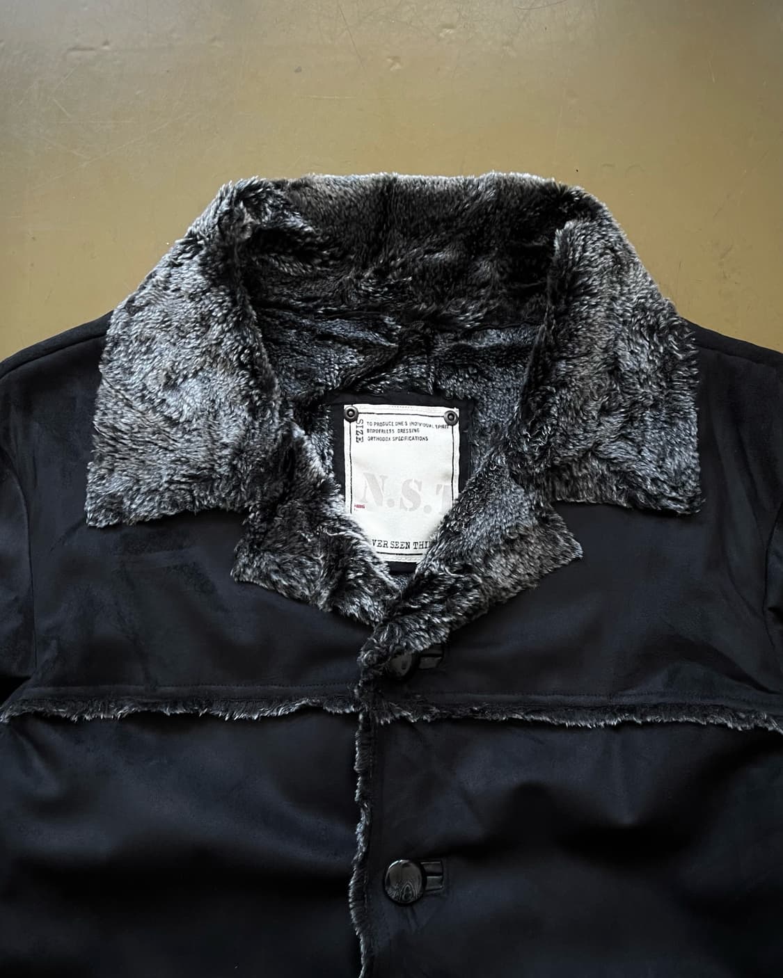 90-00s Never Seen Thing V-Kei Fur Jacket 상품이미지4