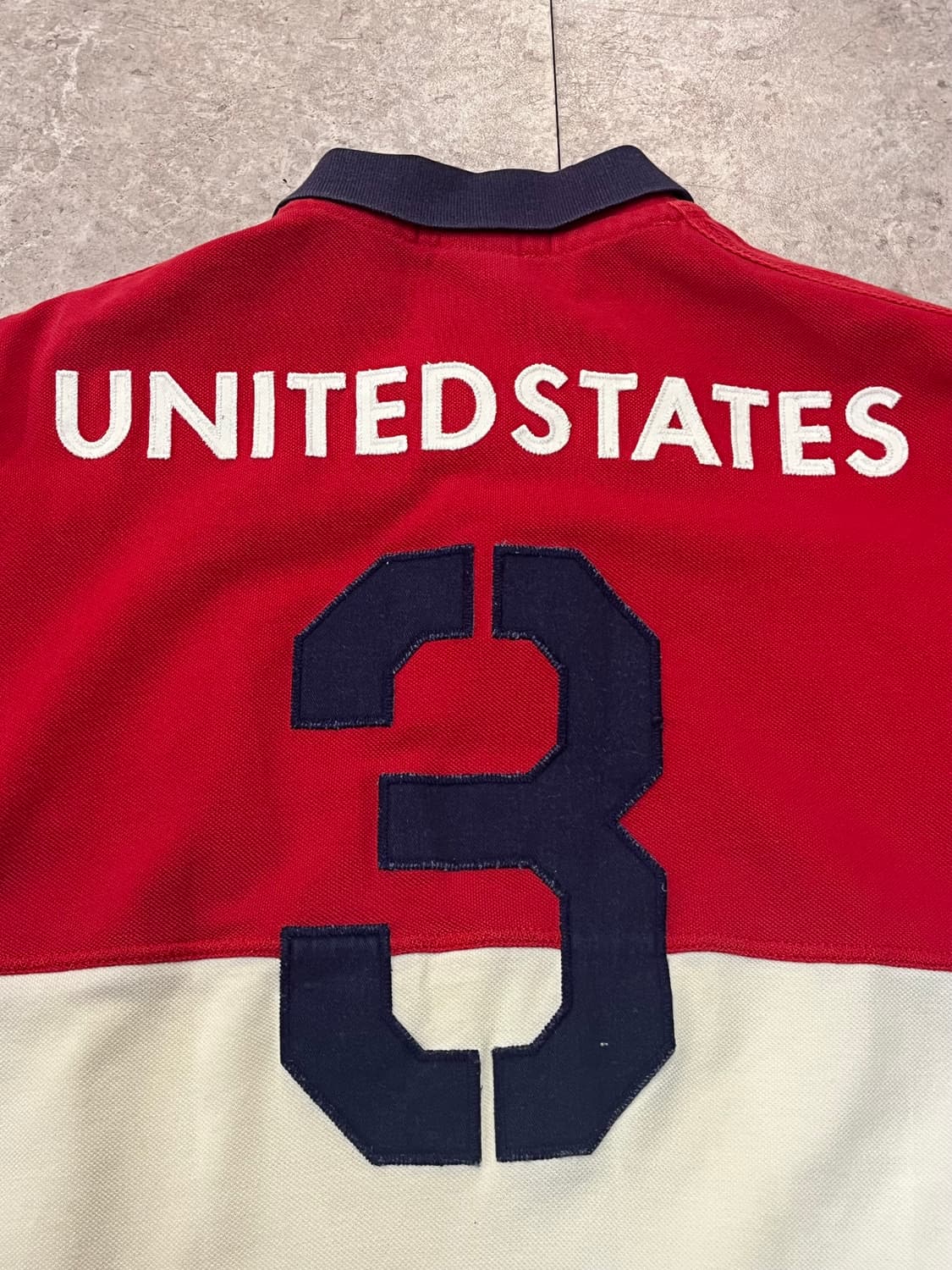 폴로 랄프로렌  헤리티지 로고 성조기 pk셔츠 레드 L#csz2082 상품이미지7