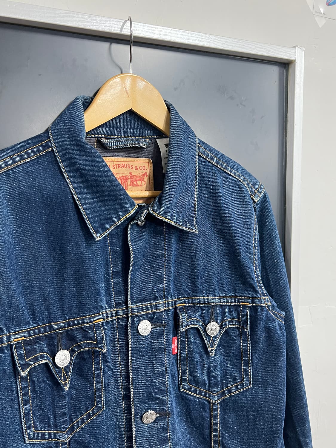 Levis 리바이스 Type1 아이코닉 데님 트러커 자켓 상품이미지2