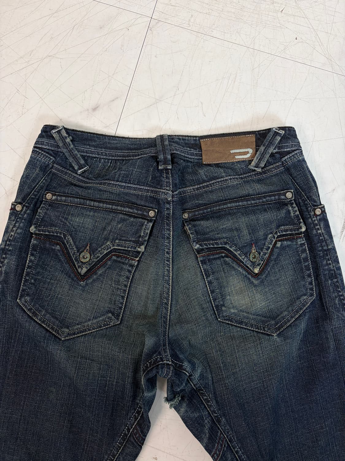 a599) 30 디젤Diesel 스트레이트 데님/청바지 상품이미지6