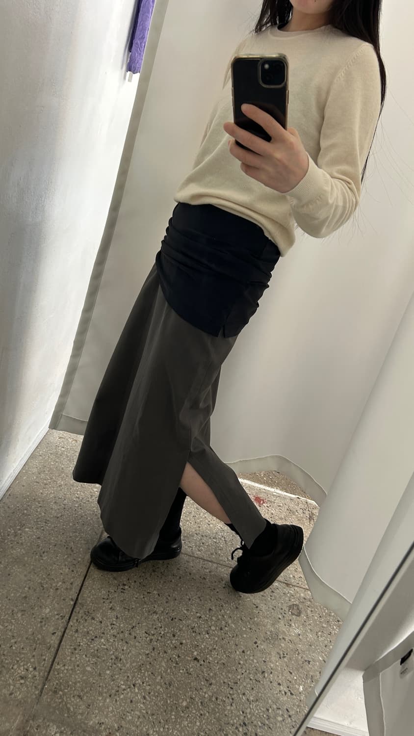 Issey Miyake slit skirt 상품이미지3
