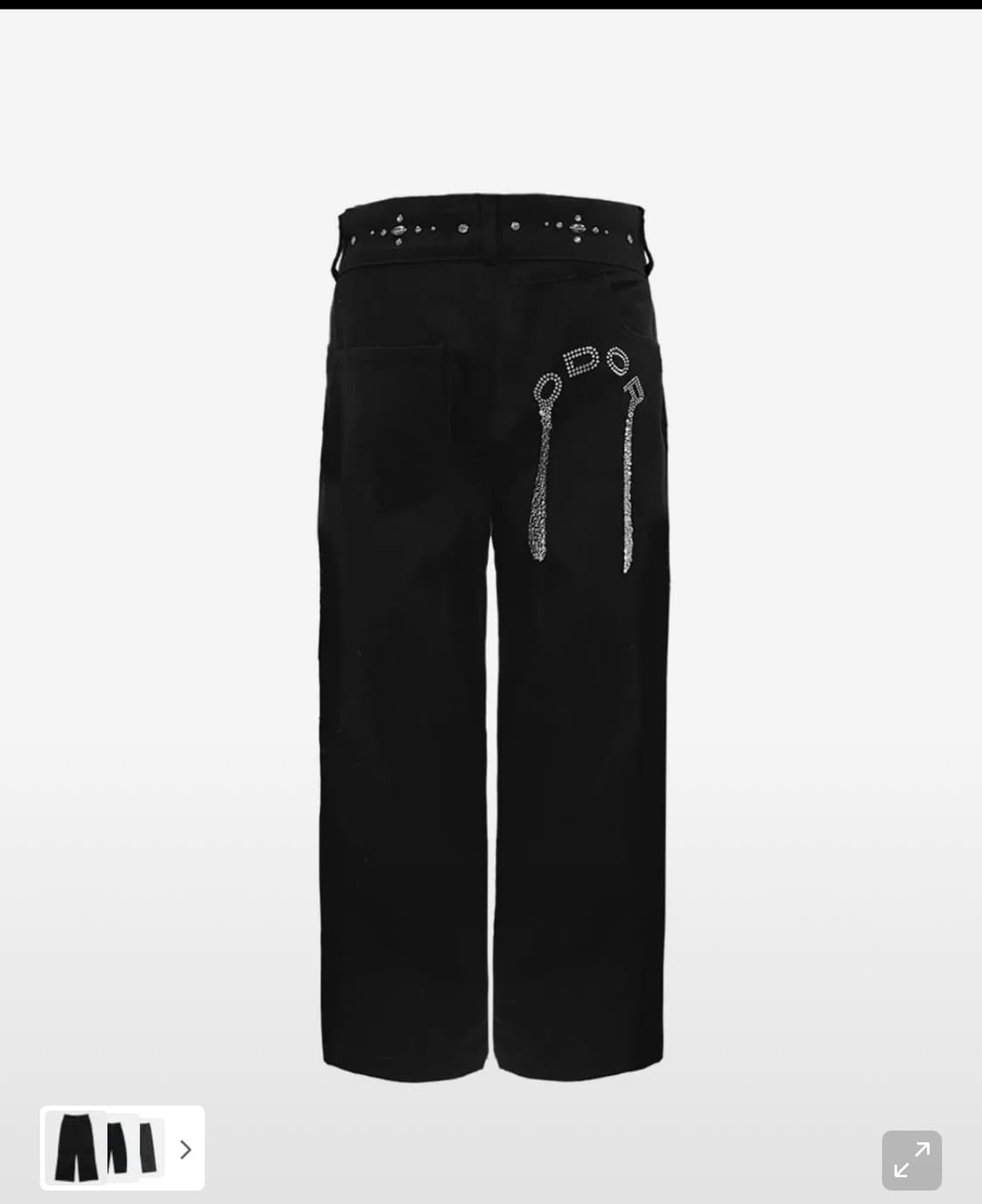 오도어 크리스 스터드 팬츠 상품이미지1