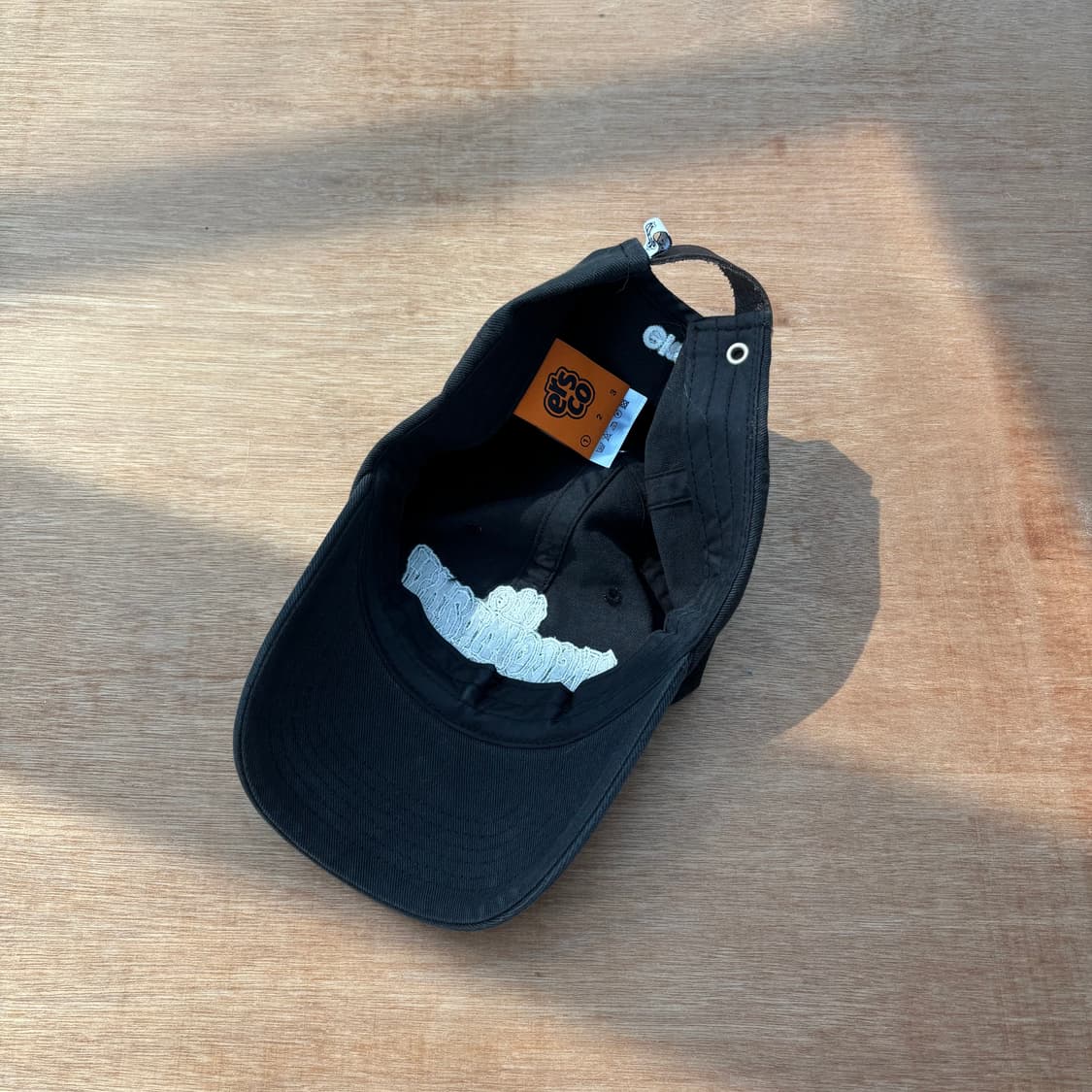 Ersco Black Script Logo Cap   상품이미지2