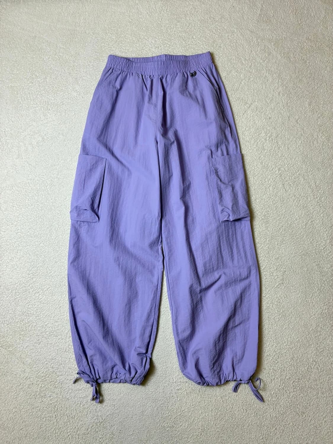 라라폭스 24ss 나일론 포켓 세미와이드 팬츠 PN6415    상품이미지1