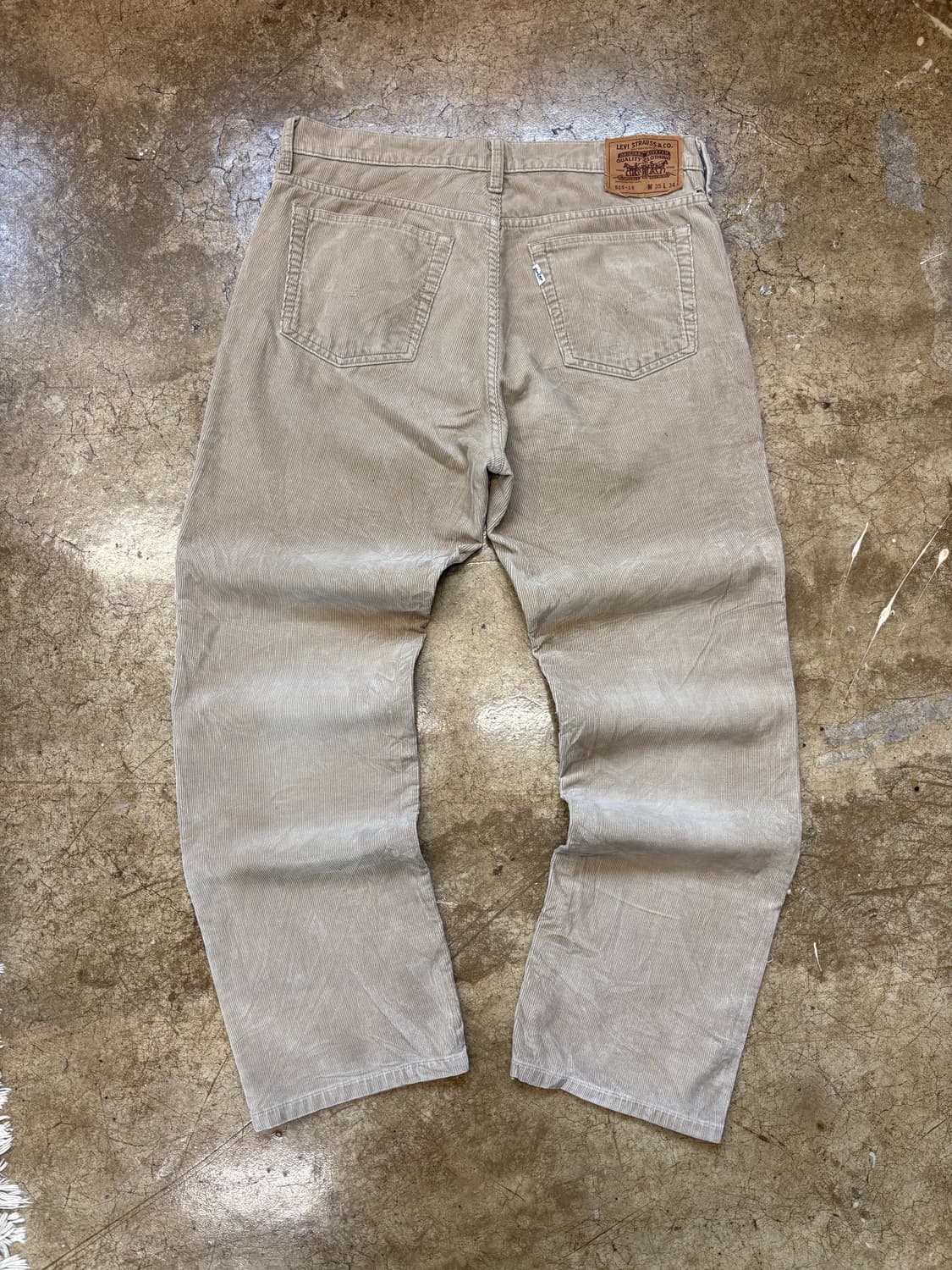 90s 93년 생산 화이트탭 코듀로이 리바이스 상품이미지7