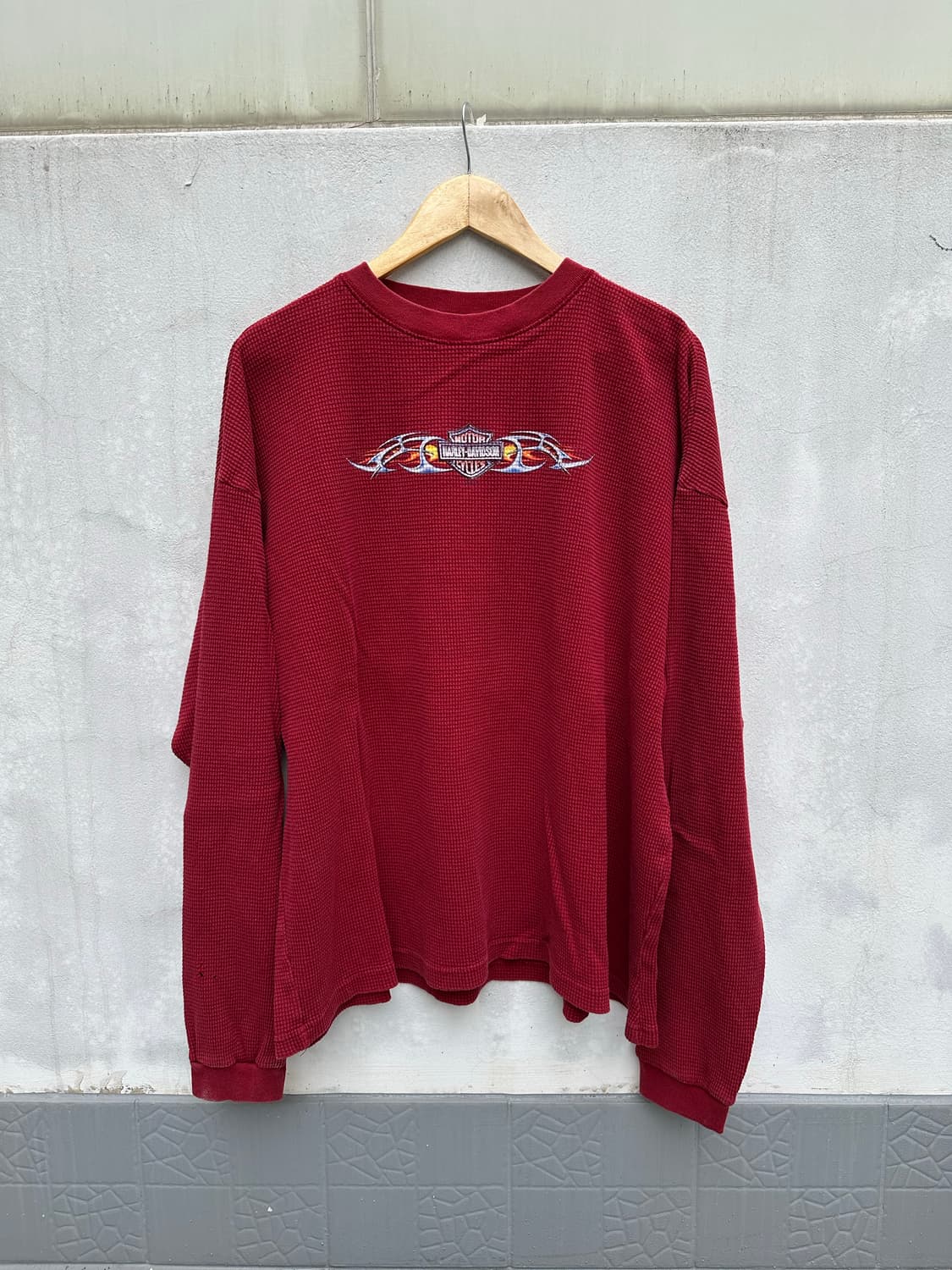 [할리데이비슨] •00s Vintage Thermal T-Shirt 상품이미지1