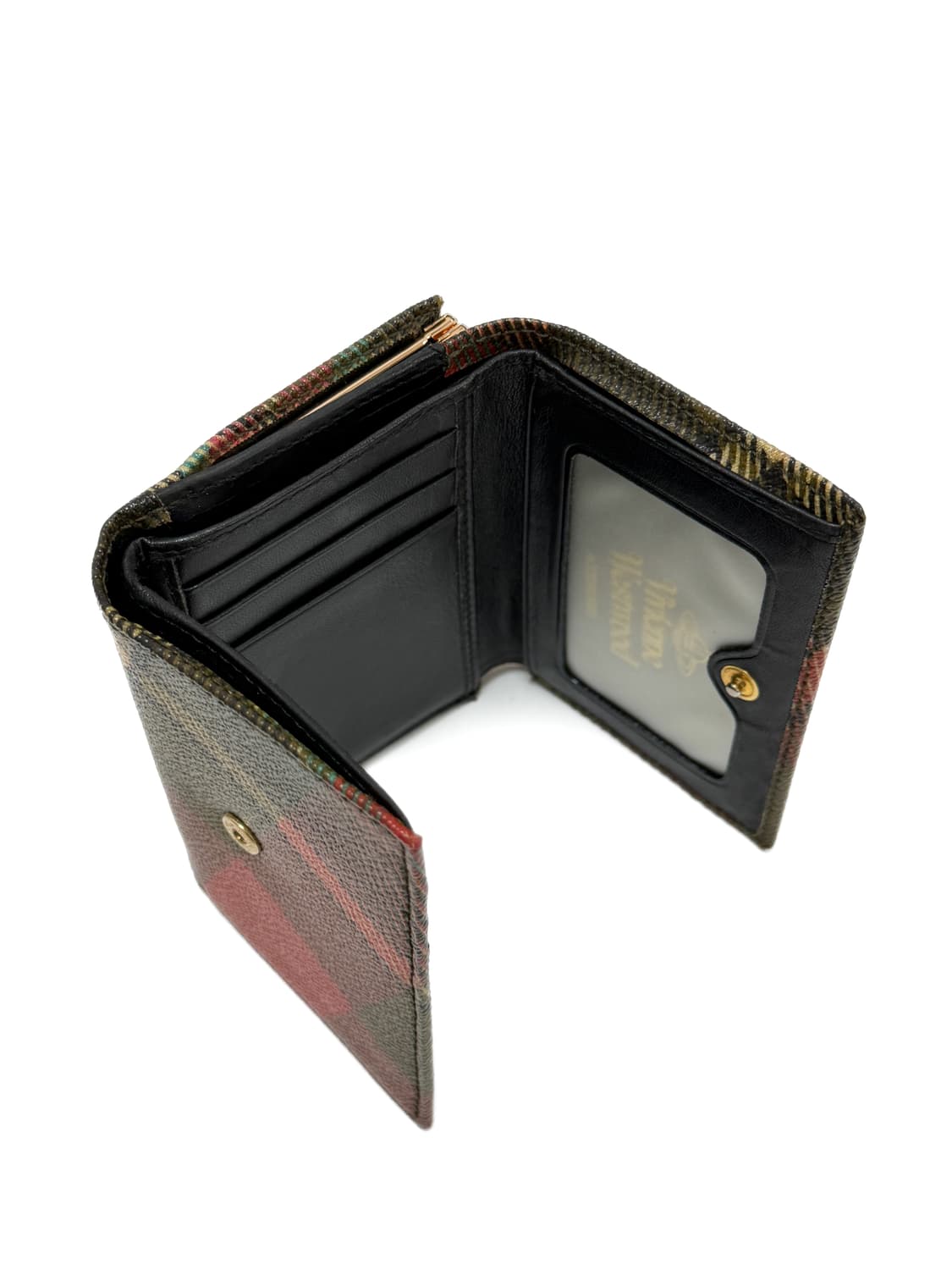 비비안웨스트우드 타탄 체크 ORB 반지갑 상품이미지4