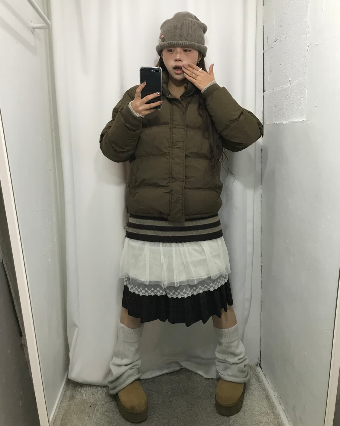 🐿️포근 카키브라운 코디 세트 🐿️ 상품이미지2