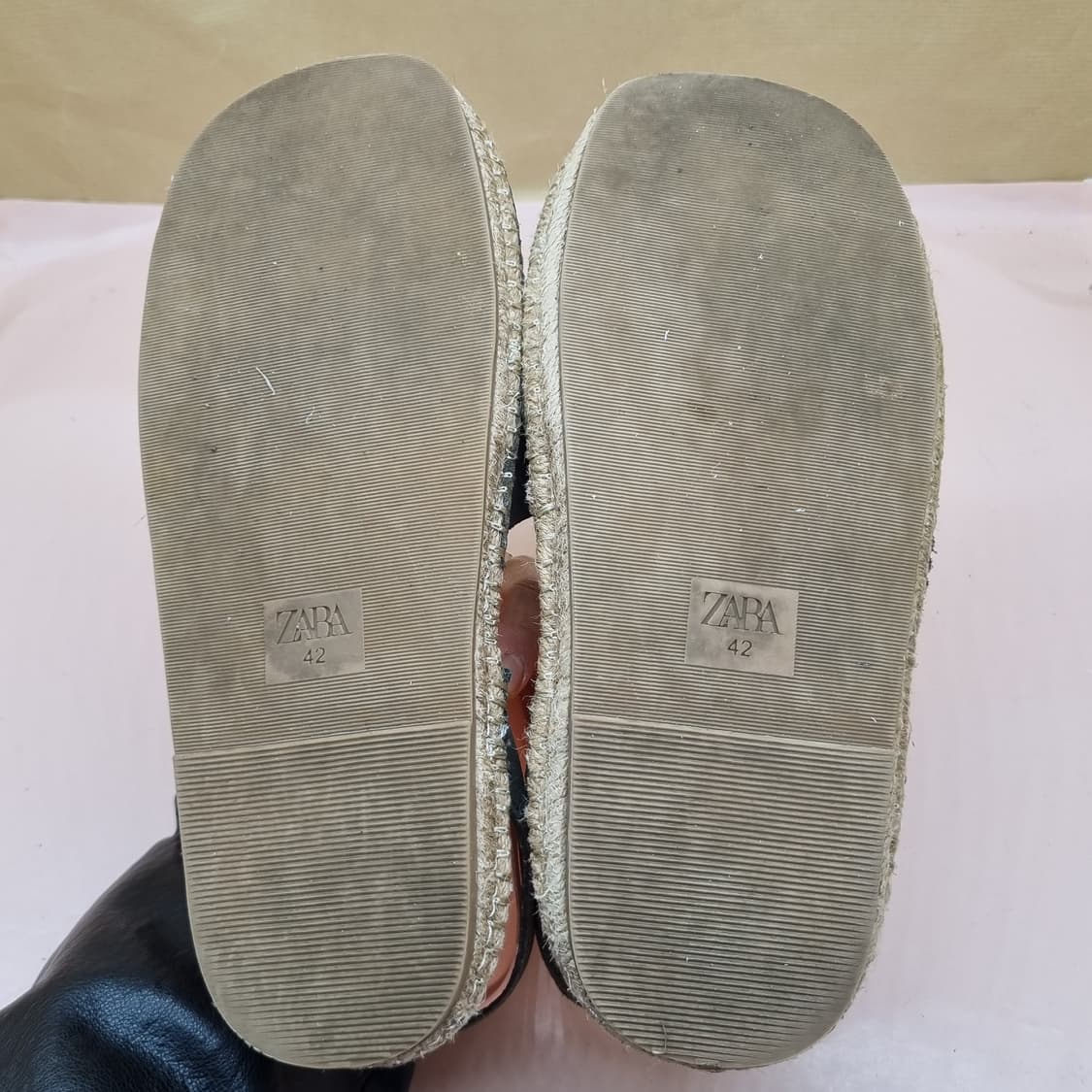 자라 스웨이드 에스파듀 슬링백 샌들 42 270 상품이미지3