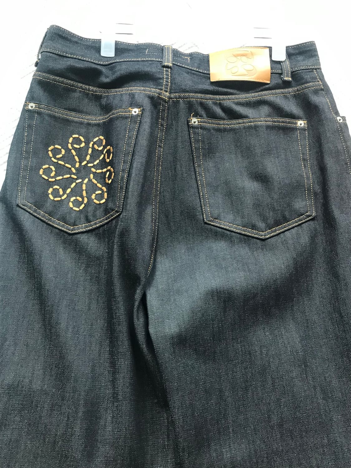 9999아카이브 Linking Wide Denim Pants 1사이즈 상품이미지3