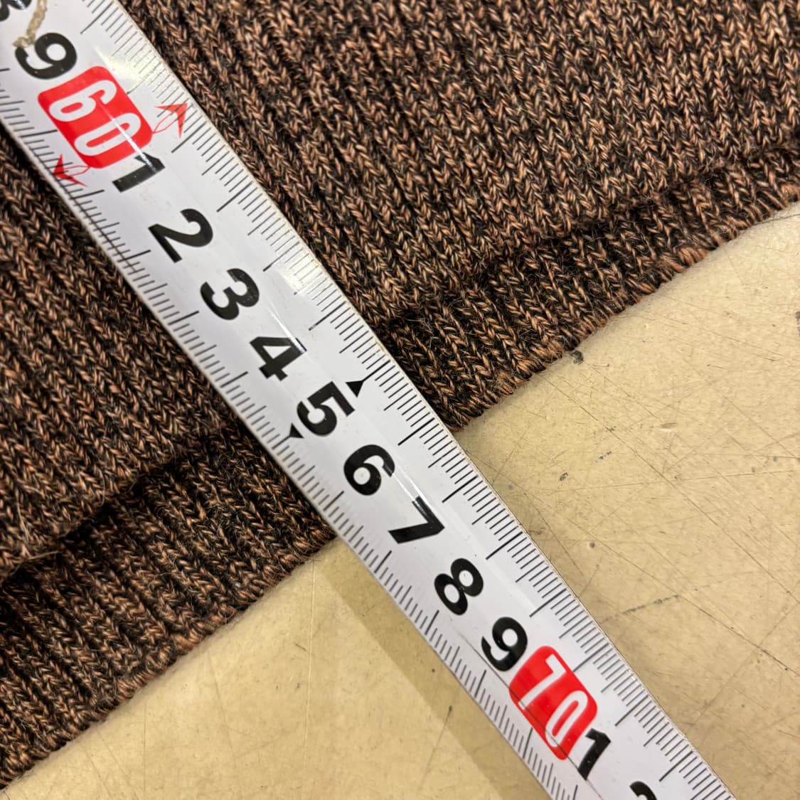 캐나다 빈티지 패턴 브라운 니트 상품이미지4