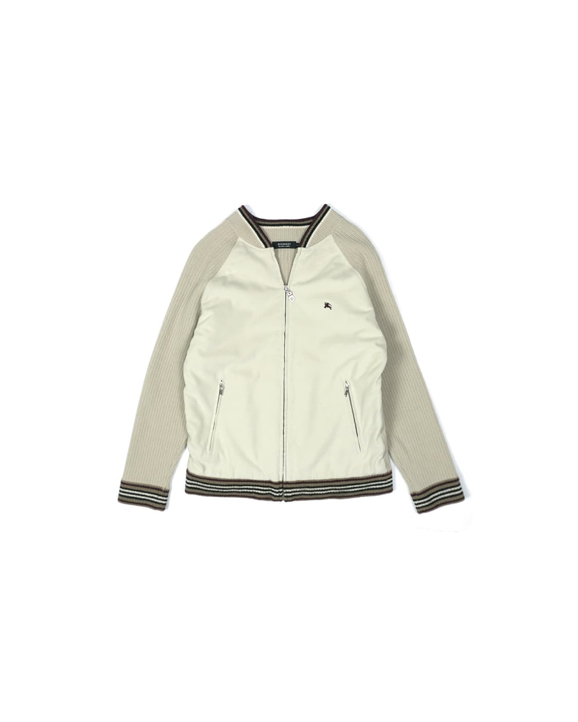 Burberry black label knit zip-up 상품이미지1