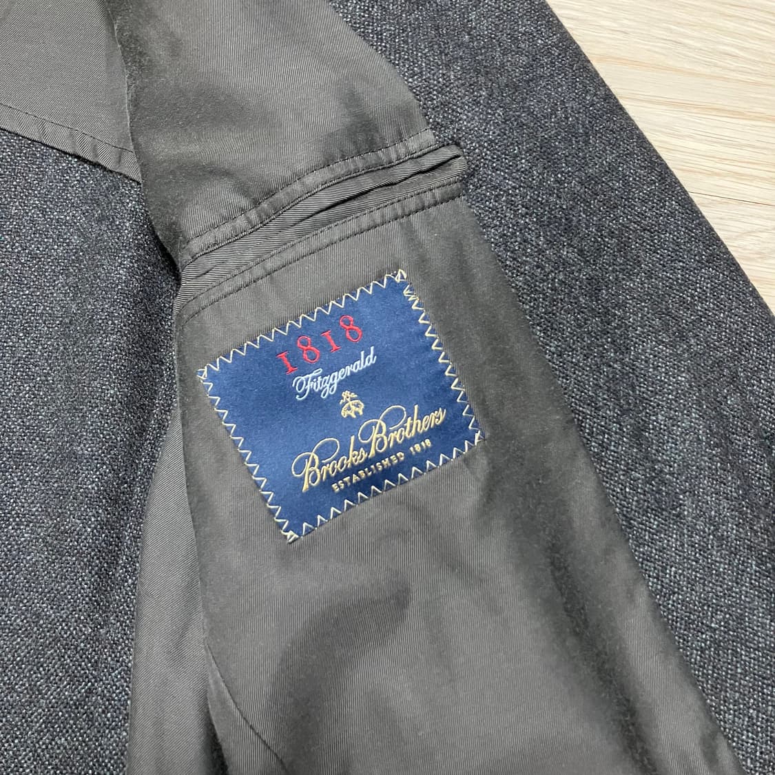 [브룩스브라더스] 울 캐시미어 자켓 챠콜  상품이미지6