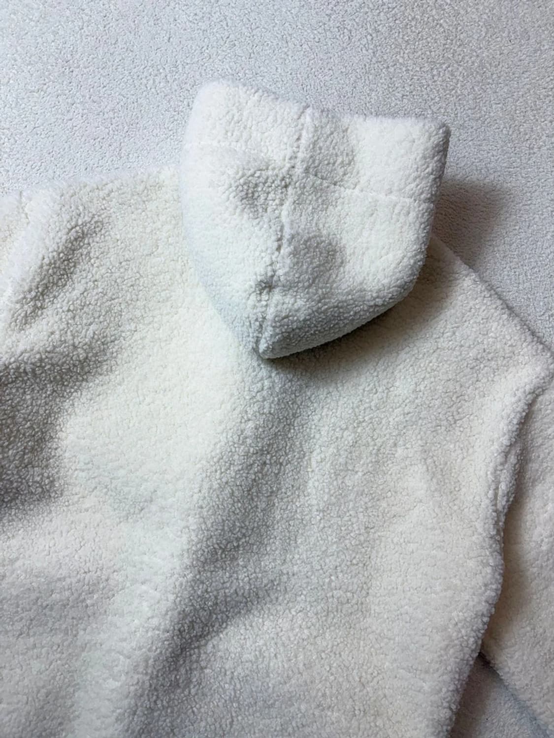 Selectede AIYC 부클 더플 후디 코트 PN6830 상품이미지7