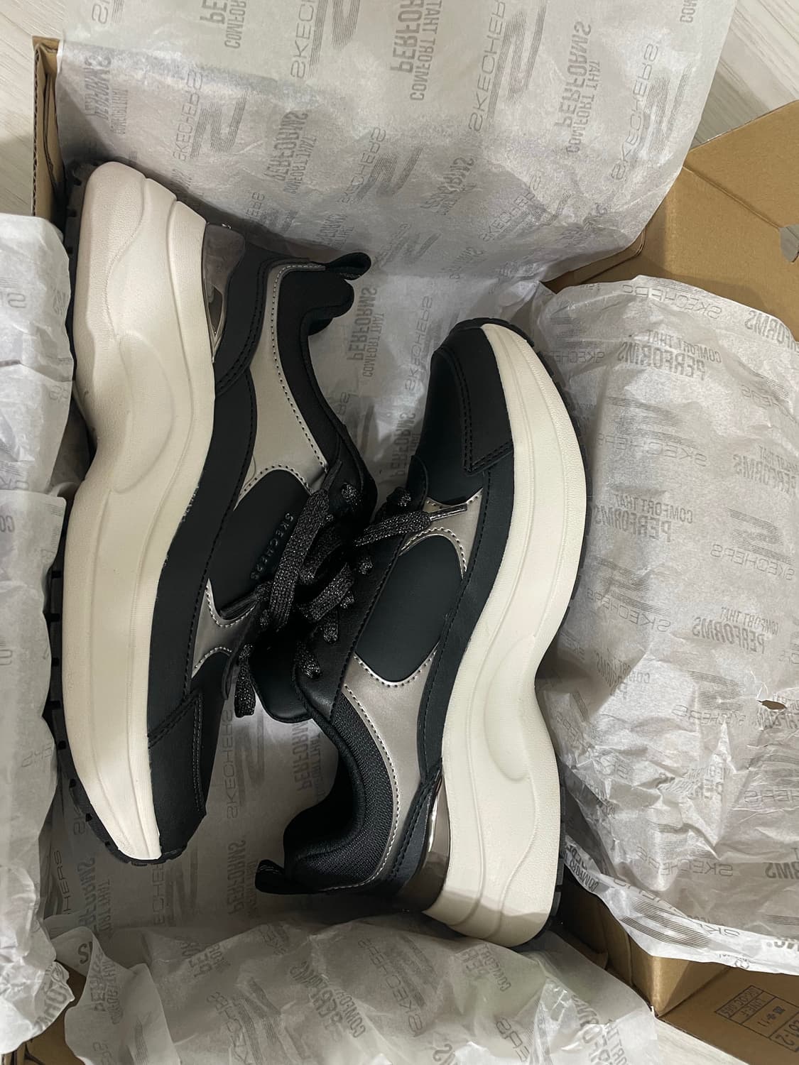 (240) 스케쳐스 USA 헤이즐2 블랙 상품이미지2