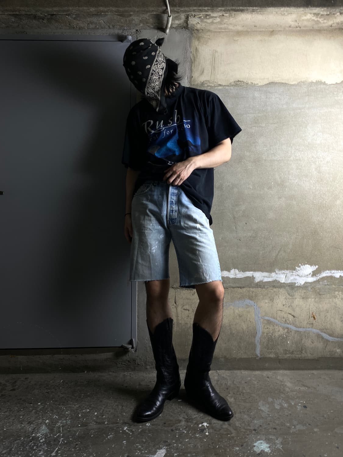 90s 빈티지 러쉬 티셔츠 USA Made 밴드티 상품이미지8