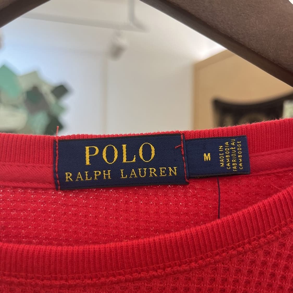 폴로 랄프로렌 빈티지 레트로 00's 와플 니트 롱슬리브 M C10875 상품이미지5